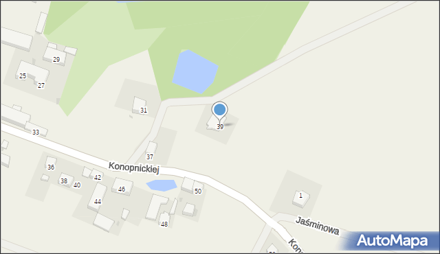 Bogunów, Konopnickiej Marii, 39, mapa Bogunów