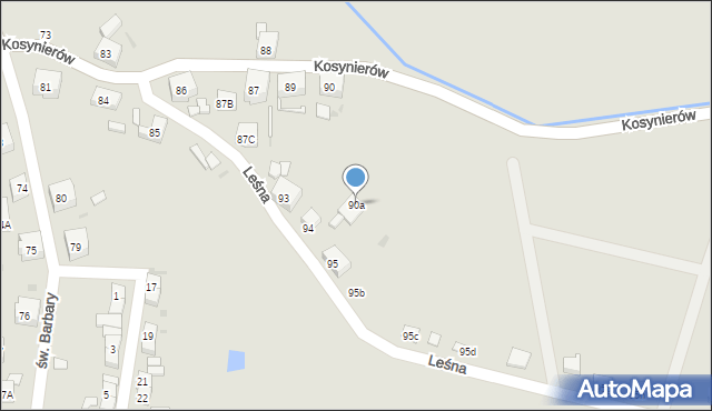 Boguszów-Gorce, Kosynierów, 90a, mapa Boguszów-Gorce