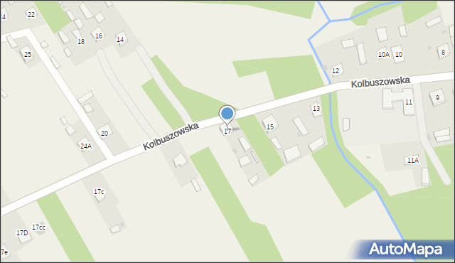 Bojanów, Kolbuszowska, 17, mapa Bojanów