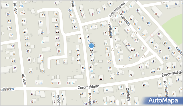 Bolesławiec, Konopnickiej Marii, 15, mapa Bolesławca