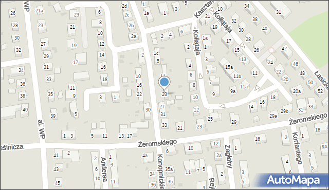 Bolesławiec, Konopnickiej Marii, 23, mapa Bolesławca