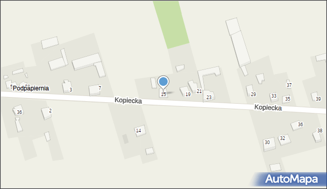 Borowianka, Kopiecka, 15, mapa Borowianka