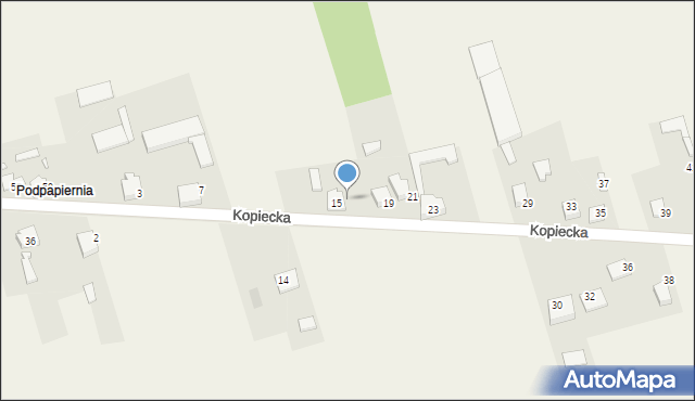 Borowianka, Kopiecka, 17, mapa Borowianka