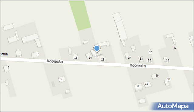 Borowianka, Kopiecka, 21, mapa Borowianka