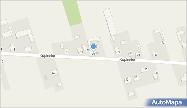 Borowianka, Kopiecka, 23, mapa Borowianka