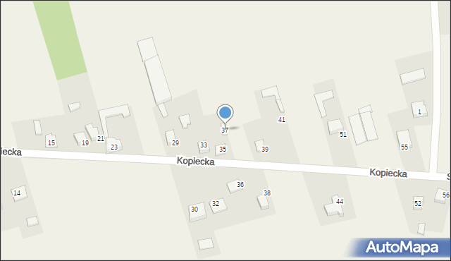 Borowianka, Kopiecka, 37, mapa Borowianka