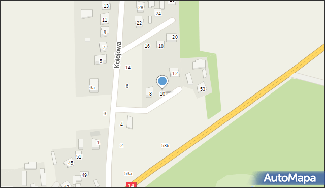 Bratoszewice, Kolejowa, 10, mapa Bratoszewice