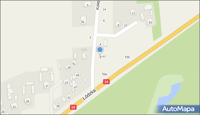 Bratoszewice, Kolejowa, 2, mapa Bratoszewice