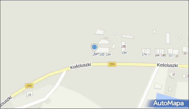 Brody, Kościuszki Tadeusza, gen., 13H, mapa Brody