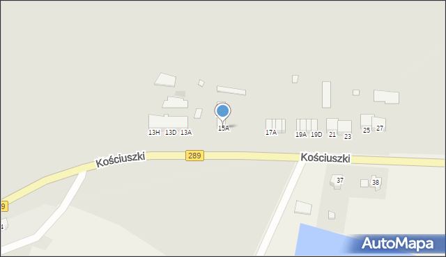 Brody, Kościuszki Tadeusza, gen., 15A, mapa Brody