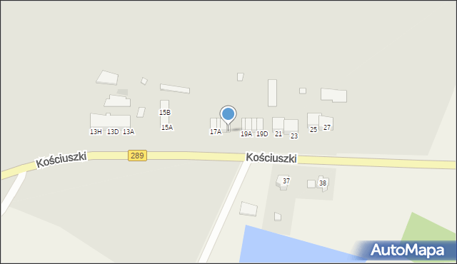 Brody, Kościuszki Tadeusza, gen., 17D, mapa Brody