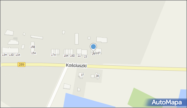 Brody, Kościuszki Tadeusza, gen., 25, mapa Brody