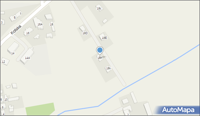 Brudzew, Kolska, 18h, mapa Brudzew