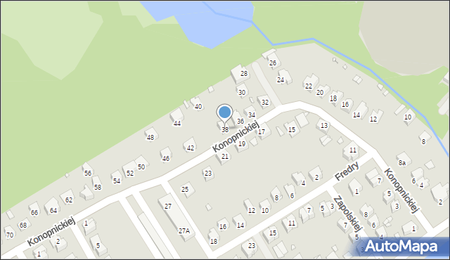 Brzeg, Konopnickiej Marii, 38, mapa Brzeg