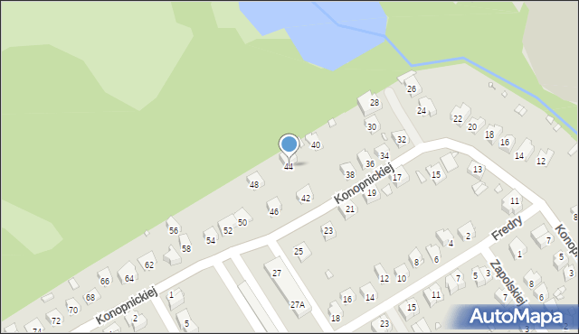 Brzeg, Konopnickiej Marii, 44, mapa Brzeg