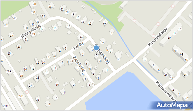 Brzeg, Konopnickiej Marii, 5, mapa Brzeg