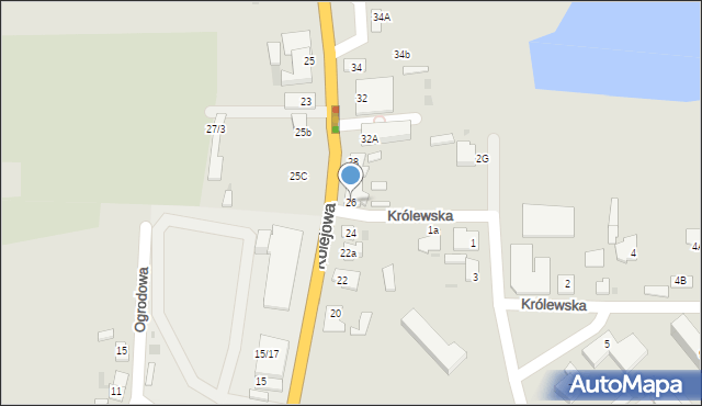 Brześć Kujawski, Kolejowa, 26, mapa Brześć Kujawski