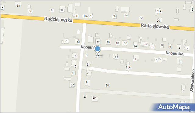 Brześć Kujawski, Kopernika Mikołaja, 15, mapa Brześć Kujawski