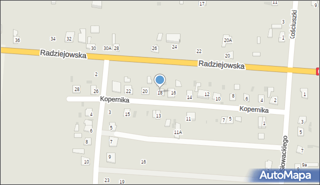Brześć Kujawski, Kopernika Mikołaja, 18, mapa Brześć Kujawski
