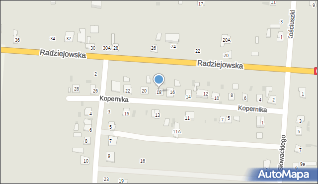 Brześć Kujawski, Kopernika Mikołaja, 18, mapa Brześć Kujawski