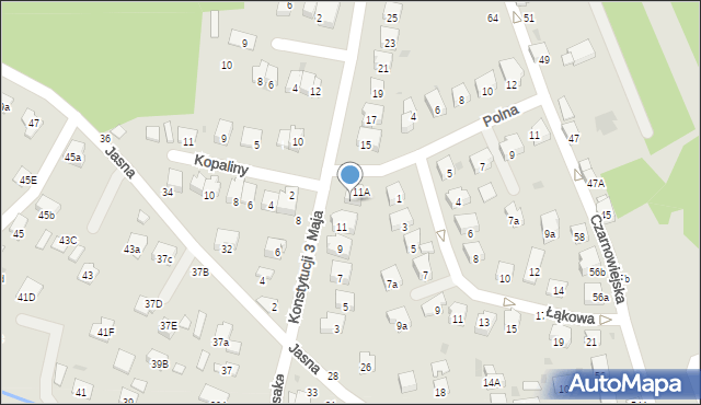 Brzesko, Konstytucji 3 Maja, 13, mapa Brzesko