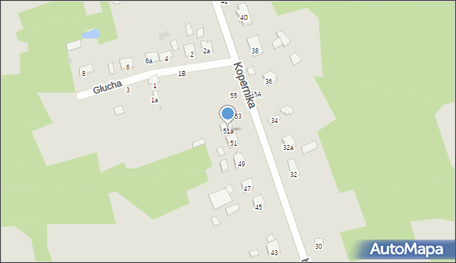 Brzesko, Kopernika Mikołaja, 51a, mapa Brzesko