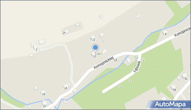 Brzozów, Konopnickiej Marii, 14, mapa Brzozów