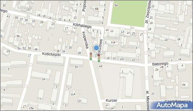 Busko-Zdrój, Kościuszki Tadeusza, gen., 18, mapa Busko-Zdrój
