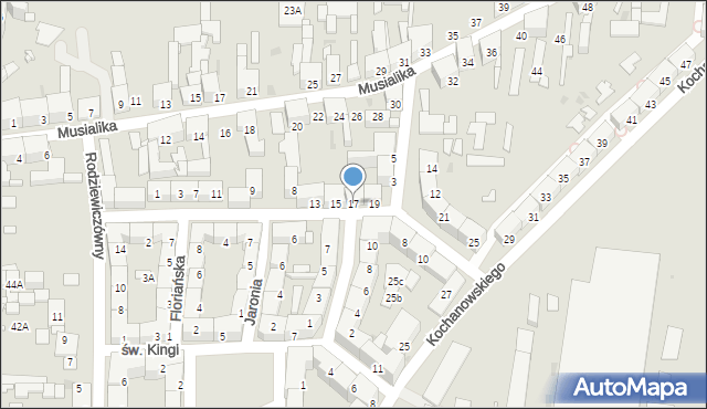Bytom, Konopnickiej Marii, 17, mapa Bytomia