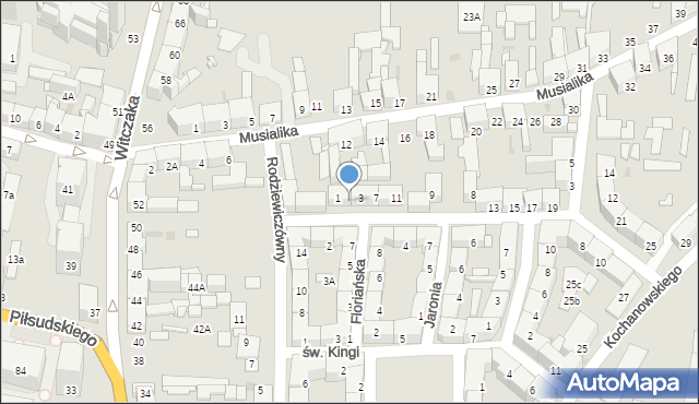 Bytom, Konopnickiej Marii, 5, mapa Bytomia