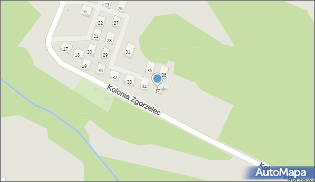 Bytom, Kolonia Zgorzelec, 37, mapa Bytomia