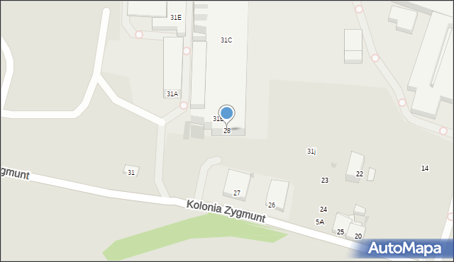 Bytom, Kolonia Zygmunt, 28, mapa Bytomia