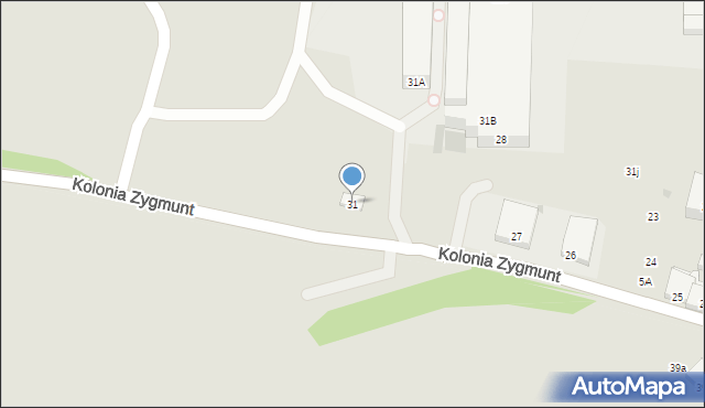 Bytom, Kolonia Zygmunt, 31, mapa Bytomia