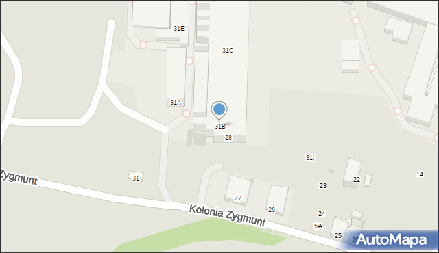 Bytom, Kolonia Zygmunt, 31B, mapa Bytomia