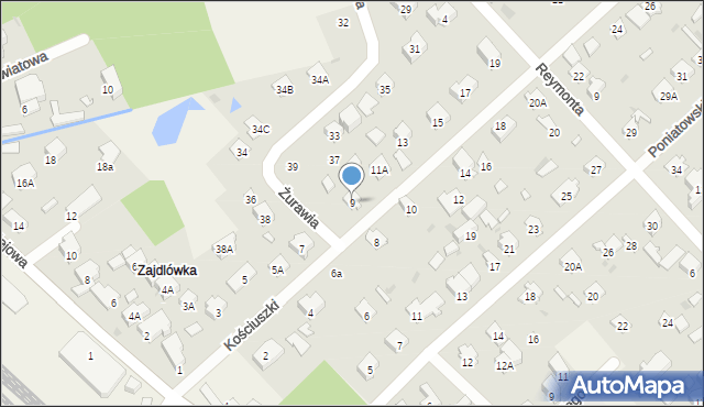 Celestynów, Kościuszki Tadeusza, gen., 9, mapa Celestynów