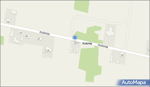 Chałupki, Kolonia, 22, mapa Chałupki