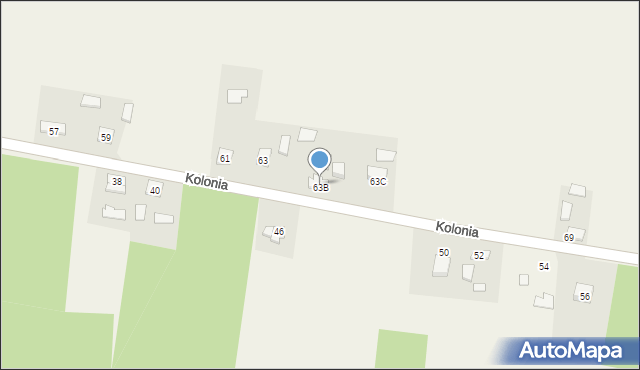 Chałupki, Kolonia, 63B, mapa Chałupki