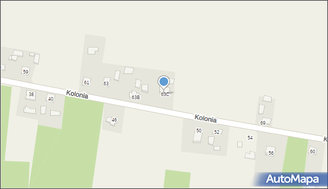 Chałupki, Kolonia, 63C, mapa Chałupki