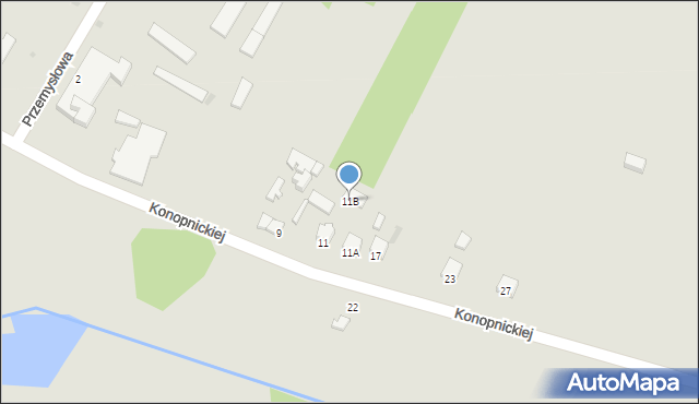 Chmielnik, Konopnickiej Marii, 11B, mapa Chmielnik