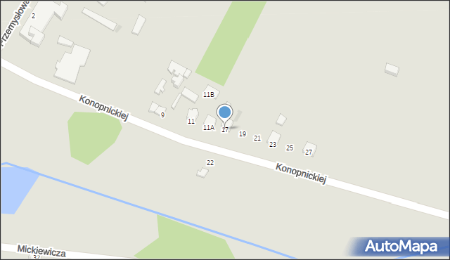 Chmielnik, Konopnickiej Marii, 17, mapa Chmielnik