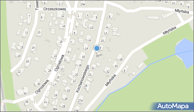 Chodzież, Kochanowskiego Jana, 19, mapa Chodzież