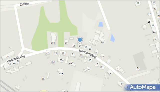 Choszczno, Konopnickiej Marii, 14, mapa Choszczno