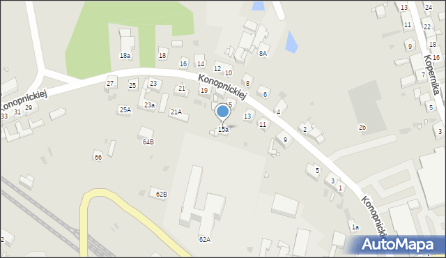 Choszczno, Konopnickiej Marii, 15a, mapa Choszczno