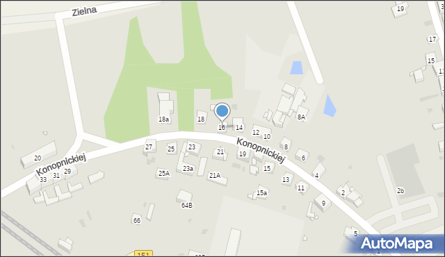 Choszczno, Konopnickiej Marii, 16, mapa Choszczno