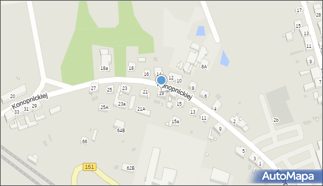 Choszczno, Konopnickiej Marii, 19, mapa Choszczno