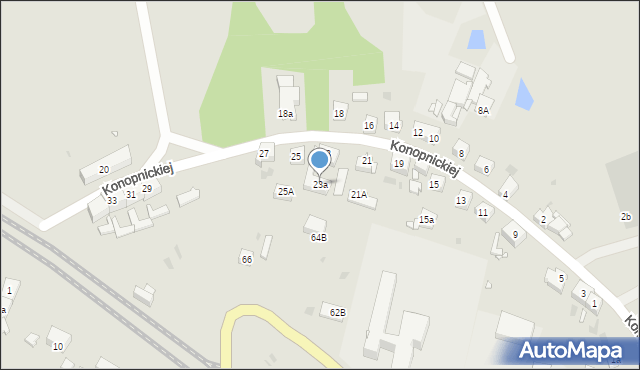 Choszczno, Konopnickiej Marii, 23a, mapa Choszczno