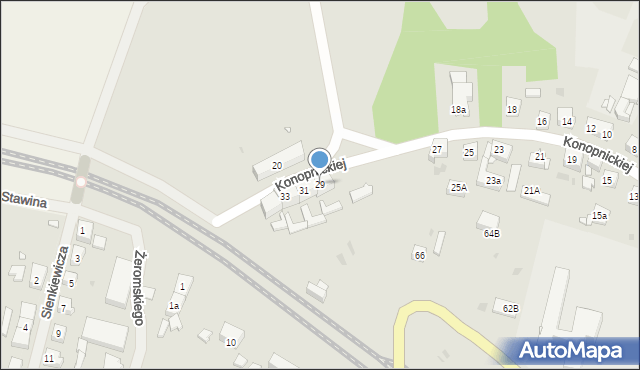 Choszczno, Konopnickiej Marii, 29, mapa Choszczno