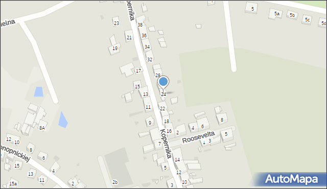 Choszczno, Kopernika Mikołaja, 24, mapa Choszczno