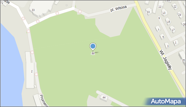 Choszczno, Kościuszki Tadeusza, gen., 44, mapa Choszczno