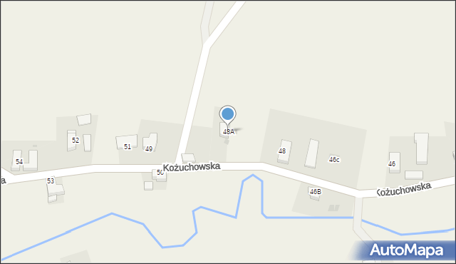 Chotków, Kożuchowska, 48A, mapa Chotków